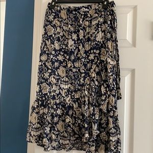 Navy Blue Dress Skirt